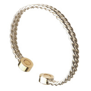 Magnetic Active Bangle - SOLAR (Silver)